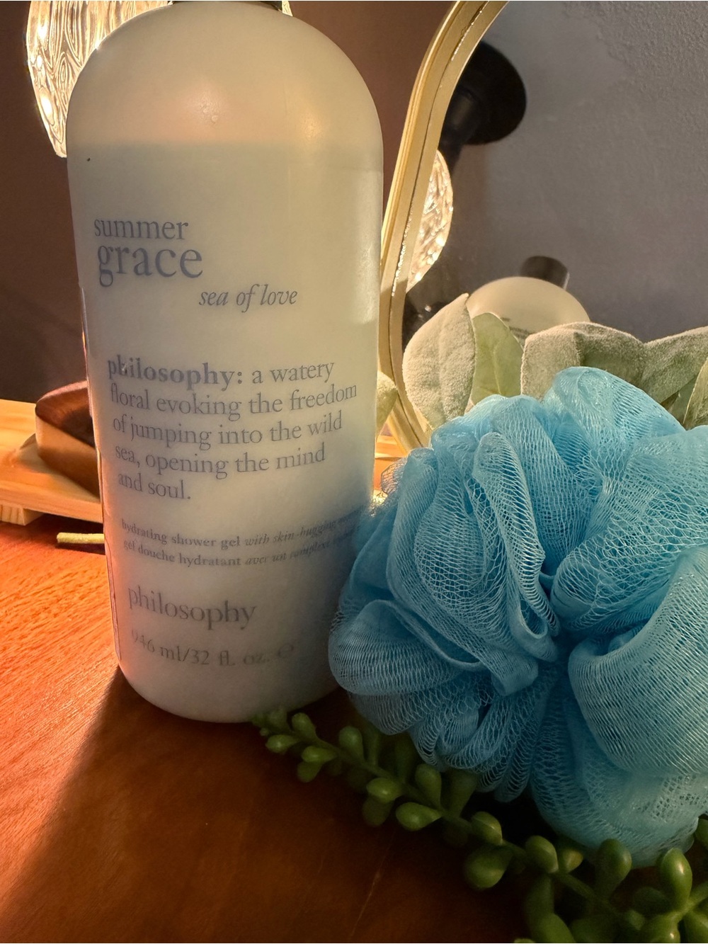 Philosophy Summer Grace Sea of Love Hydrating Shower Gel - Light Blue